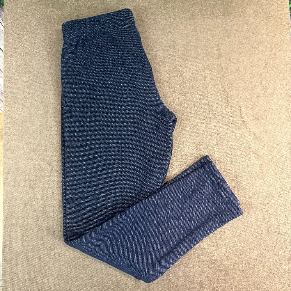Carters Girls Warm Lined Faux Denim Leggings Pants Size 10 (SKU: 124G)